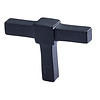 JOLIE JOLIE furniture knob T-CROSS in black