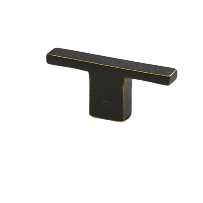 JOLIE JOLIE meubelknop T- VERVE -verouderd brons