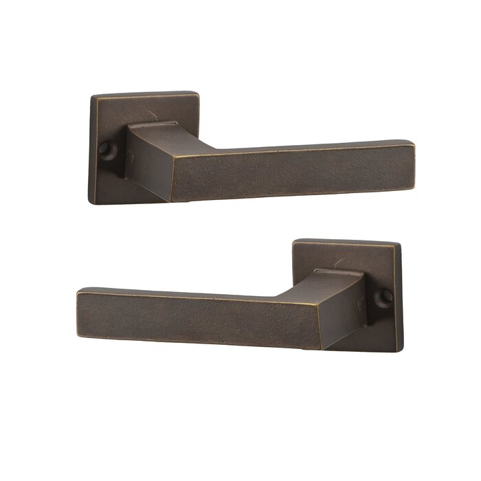 JOLIE Paire de poignées de porte JOLIE « VERVE » T+L - bronze vieilli