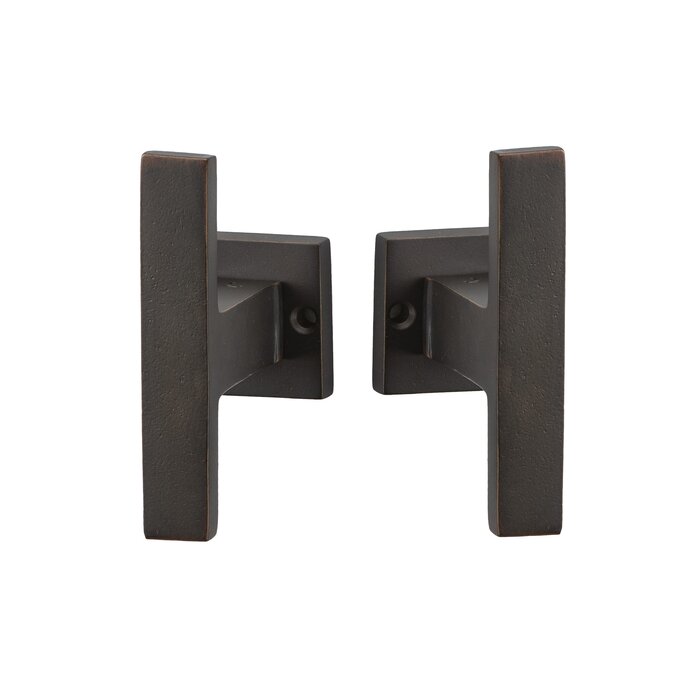 JOLIE Pair of JOLIE door handles "VERVE" T+L - aged bronze