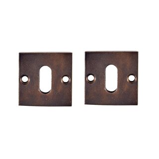 JOLIE Plaques de clés JOLIE 42x42 en bronze vieilli