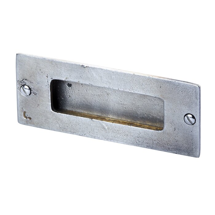 JOLIE JOLIE ingewerkte meubelgreep CONTOUR - verouderd zilver