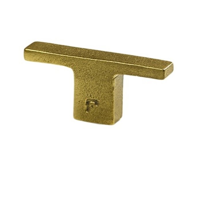 JOLIE JOLIE meubelknop T- VERVE -verouderd goud