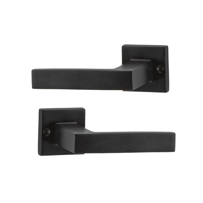 JOLIE Pair of JOLIE "VERVE" T+L door handles - aged black
