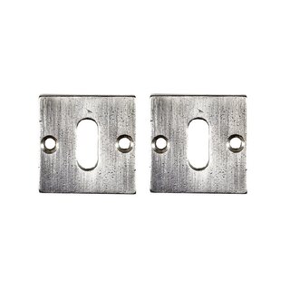 JOLIE Plaques de clés JOLIE 42x42 en argent vieilli