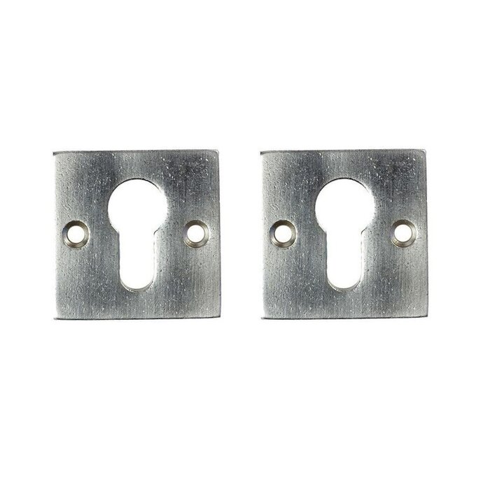 JOLIE Pair of JOLIE key plates 52x52 - aged silver