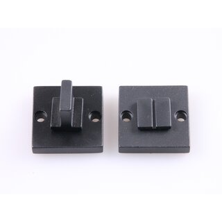 JOLIE JOLIE WC-Set 42x42mm in Schwarz