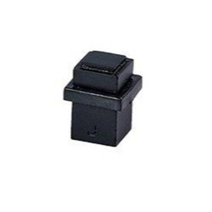 JOLIE JOLIE square door stopper EVOKE floor mounting - aged black