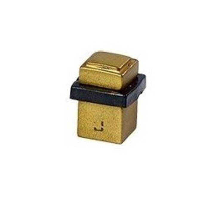JOLIE JOLIE door stop square EVOKE floor mounting - aged gold