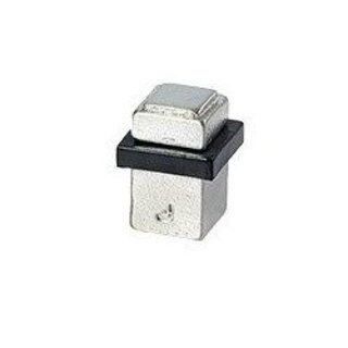 JOLIE JOLIE door stopper EVOKE floor mounting in Old Silver