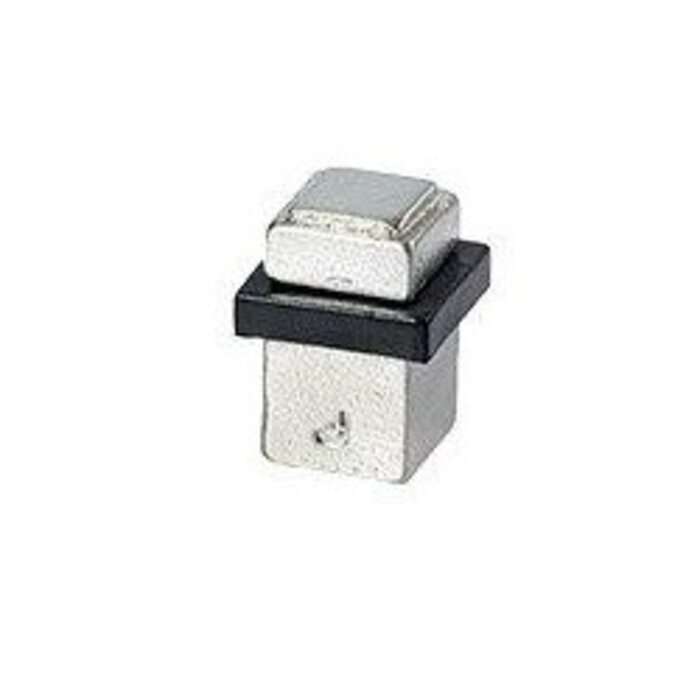 JOLIE JOLIE square door stopper EVOKE floor-mounted - aged silver