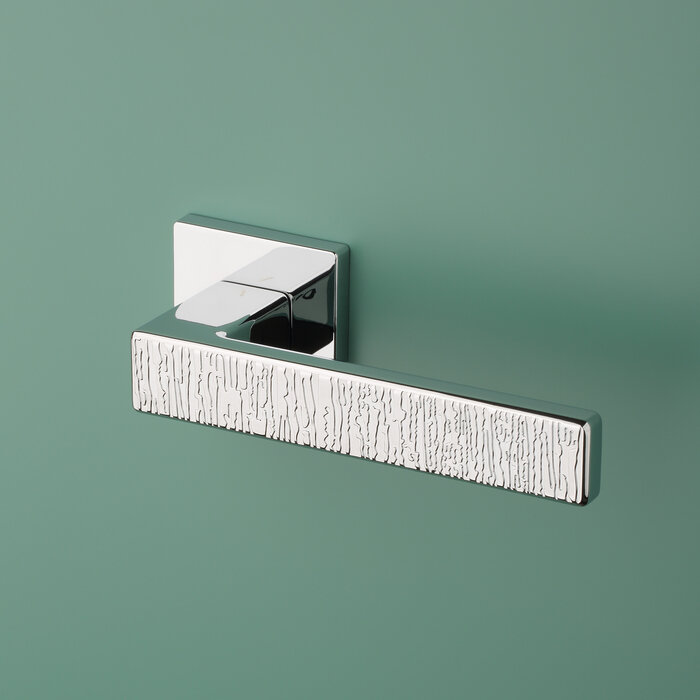 Aprile Poignées de porte Solid APRILE AMARYLIA carrées 52x52x7mm chromées polies