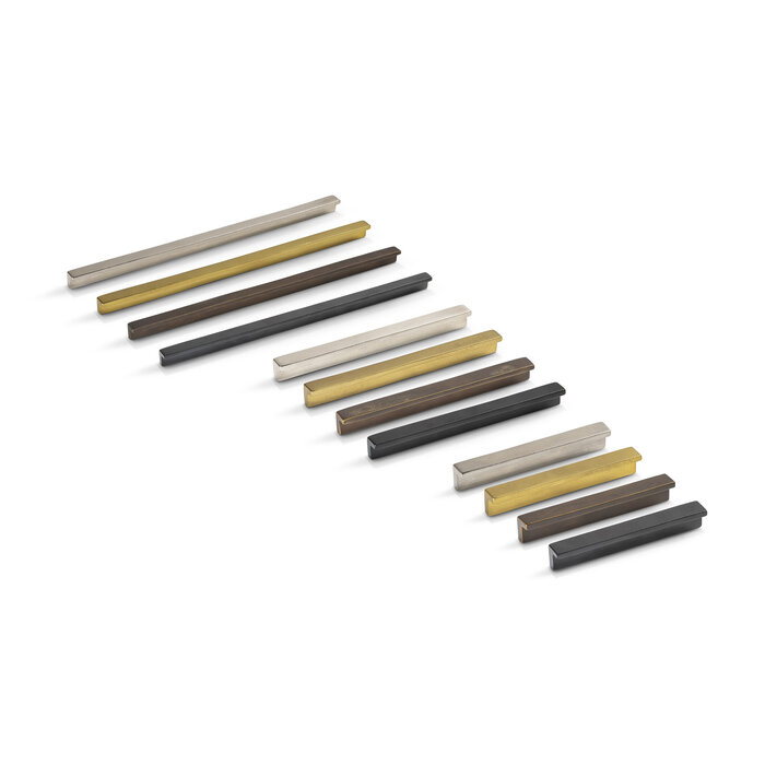 JOLIE JOLIE L-shaped furniture handles DIGNITY - aged black