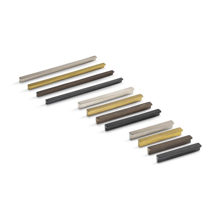 JOLIE JOLIE L-shaped furniture handles DIGNITY - aged silver