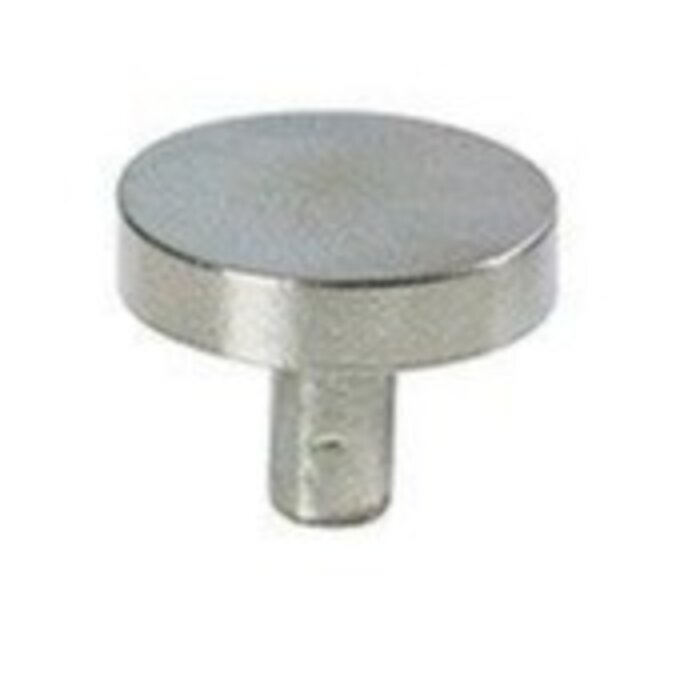 JOLIE JOLIE round furniture knob LUNE - aged silver