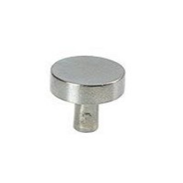 JOLIE JOLIE round furniture knob LUNE - aged silver