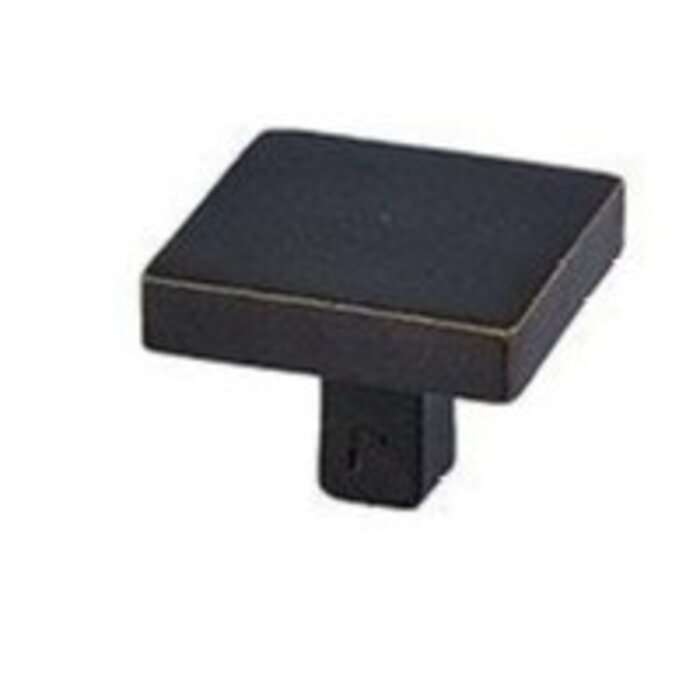 JOLIE JOLIE square furniture knob CARRE - aged bronze