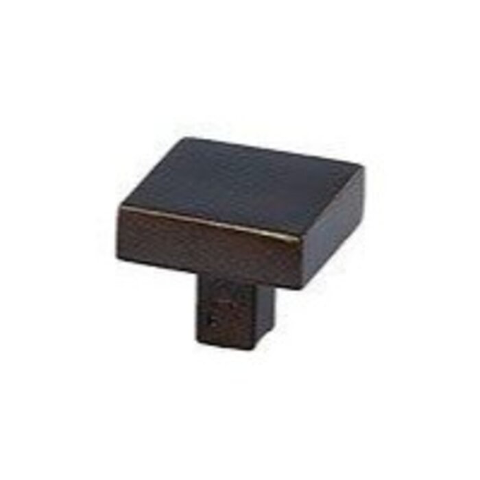 JOLIE JOLIE square furniture knob CARRE - aged bronze