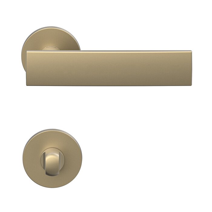 DKS Golden design door handles CORONA round