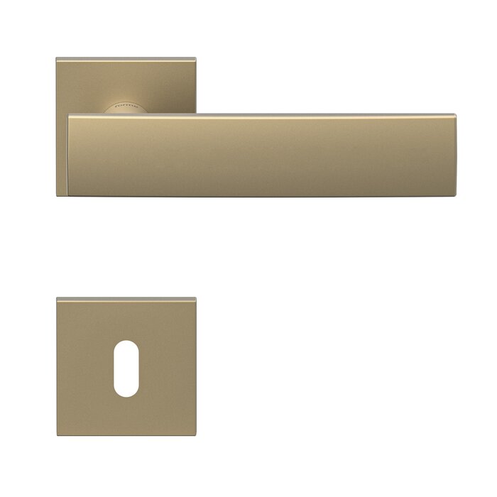 DKS Golden design door handles CORONA square