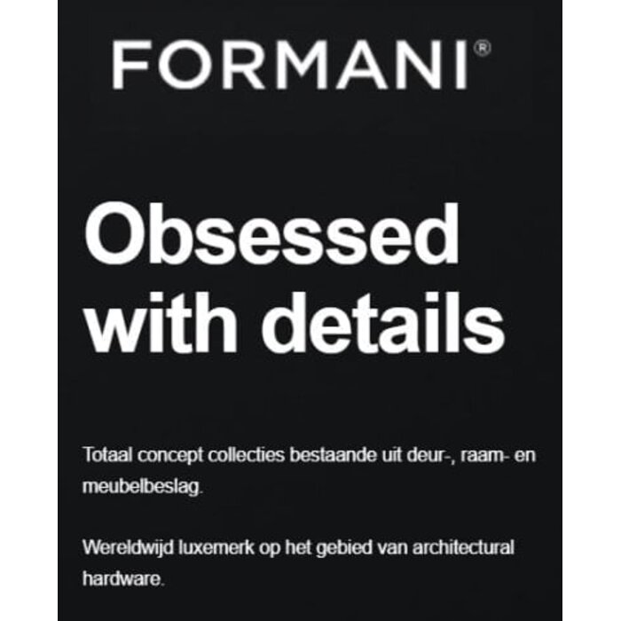 Formani Formani fester kugelförmiger Haustürknauf BASICS LB501 – Gunmetal PVD