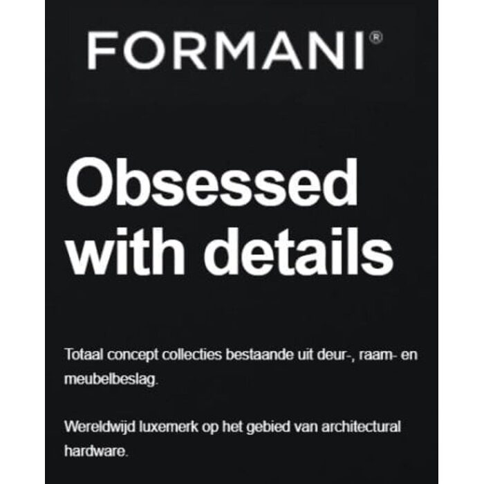 Formani Formani BASICS LB501D Kugelförmiger Türknauf – Mattschwarz