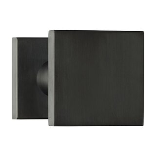 Formani Poignée de porte carrée fixe BASICS BSQ60V - Revêtement PVD couleur canon de fusil
