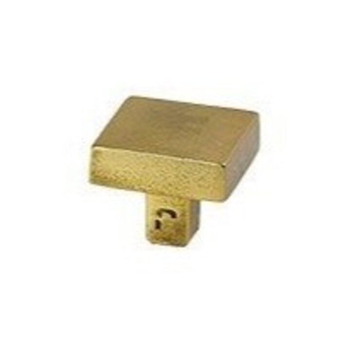 JOLIE JOLIE square furniture knob CARRE - aged gold