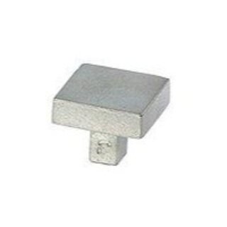 JOLIE JOLIE square furniture knob CARRE in Old Silver