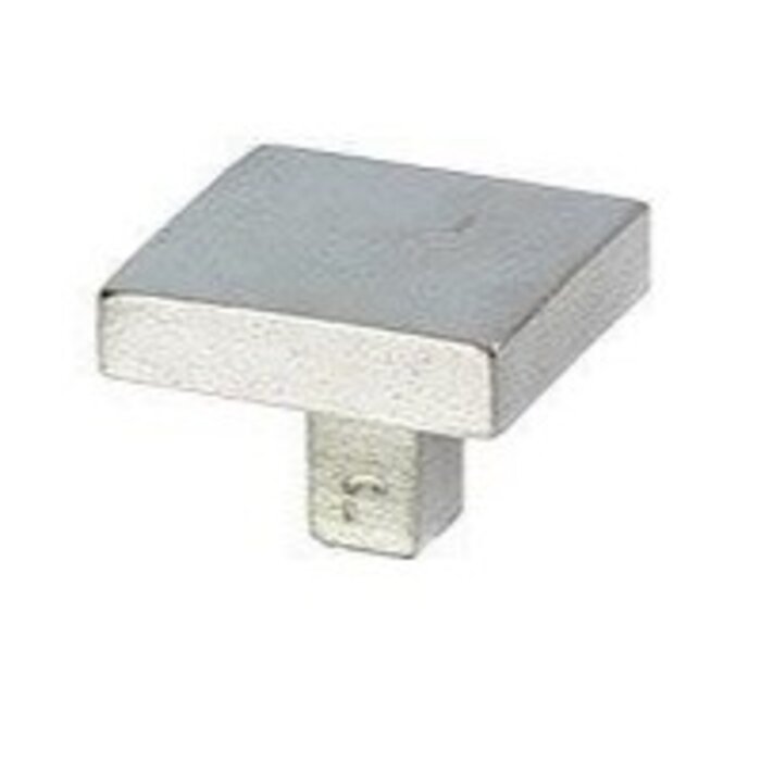 JOLIE JOLIE square furniture knob CARRE - aged silver