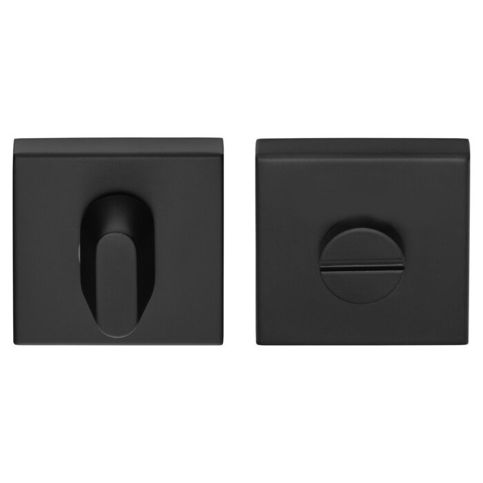 Formani Ensemble WC carré noir BSQWC53 NM - sans indicateur