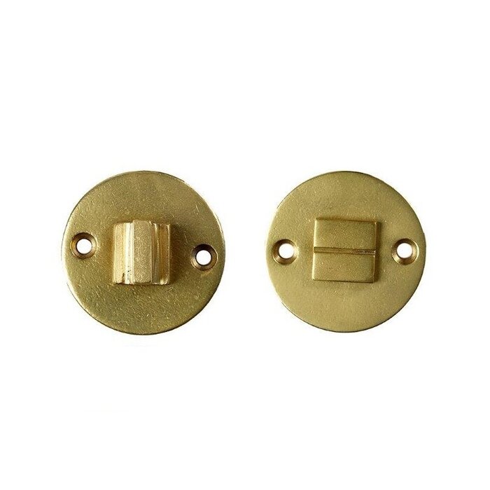 JOLIE JOLIE WC garnituur rond Ø52 mm  - verouderd goud