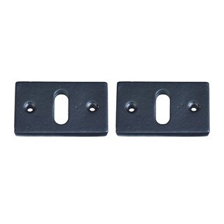 JOLIE JOLIE key plates 55x33 in black
