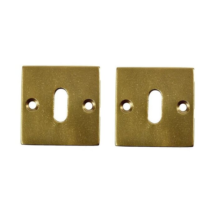 JOLIE Pair of JOLIE key plates 52x52 - aged gold