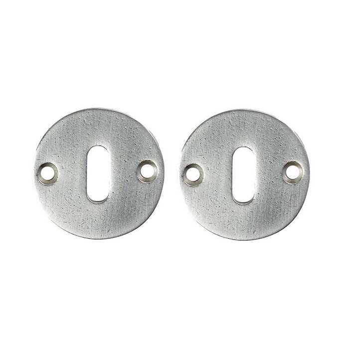 JOLIE Pair of JOLIE key plates Ø52 mm - aged silver