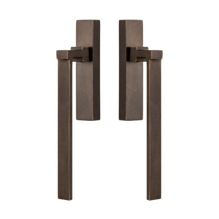 JOLIE JOLIE lift-and-slide handle/sliding door handle ANVIL - Aged bronze