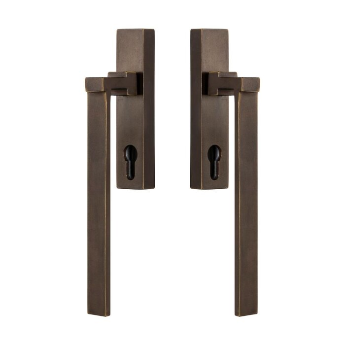 JOLIE JOLIE lift-and-slide handle/sliding door handle ANVIL - Aged bronze