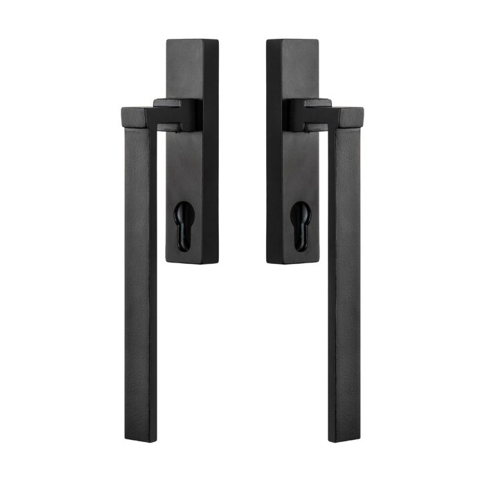 JOLIE JOLIE hefschuifgreep/schuifdeurkom ANVIL - Verouderd zwart