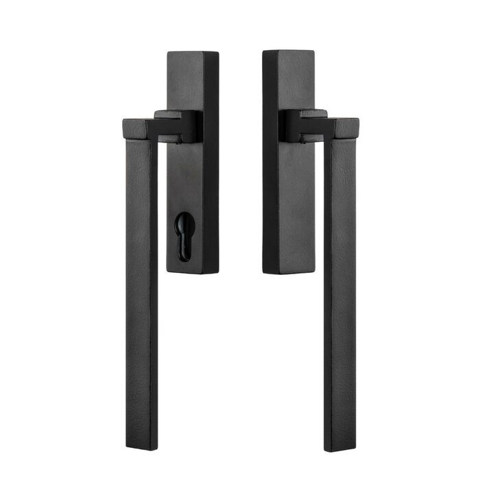 JOLIE JOLIE hefschuifgreep/schuifdeurkom ANVIL - Verouderd zwart