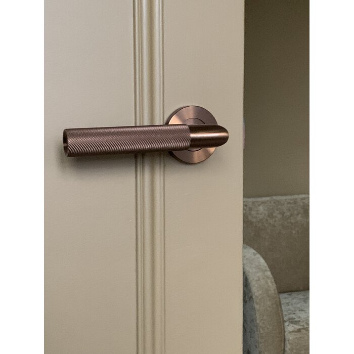 STERK Massieve deurklinken OVAL 1743 PRO 8mm - Klasse 4 EN1906:2012- Koper PVD