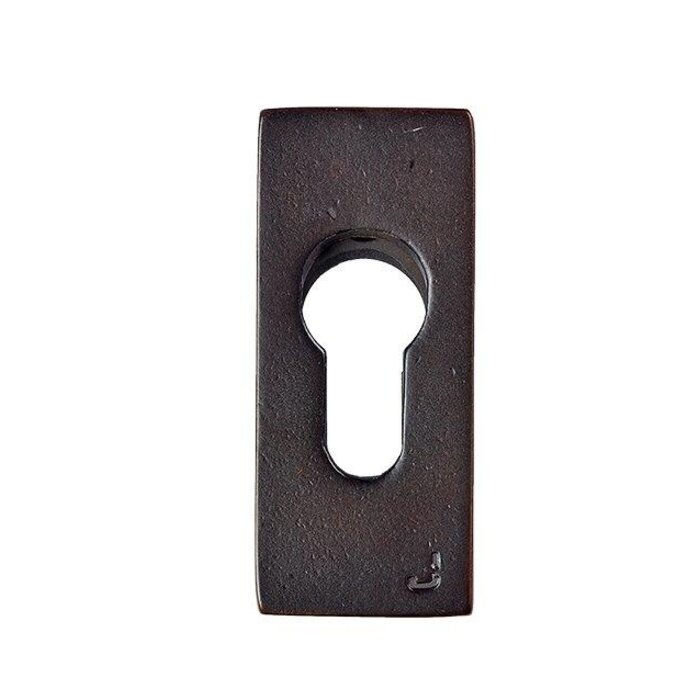 JOLIE Stuk veiligheidsrozet rechthoekig Old Brons -  70x30mm