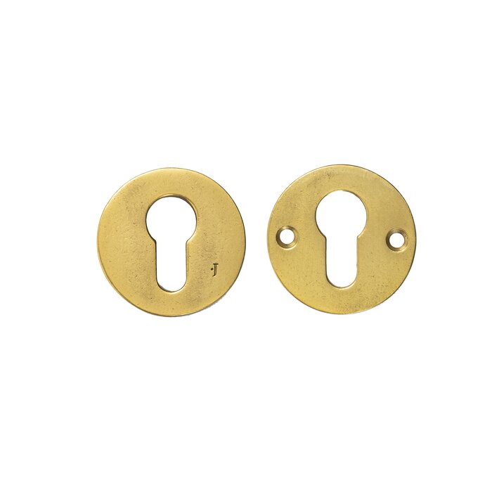 JOLIE Safety rosette round Ø52 mm in aged gold