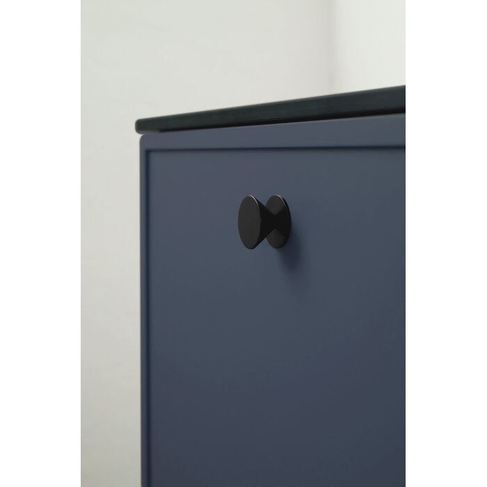 Furnipart Furnipart runder Möbelknopf ORBIT - Ø 35,8 mm - Mattschwarz