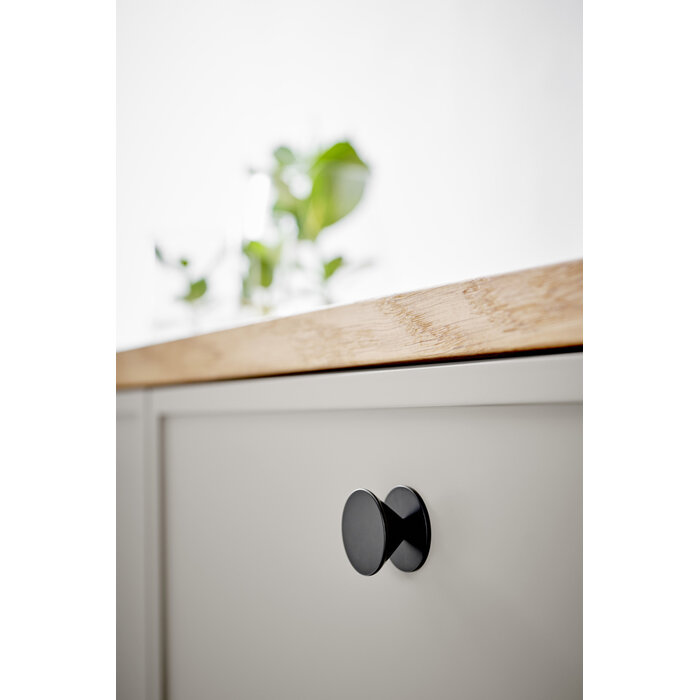 Furnipart Bouton de meuble rond Furnipart ORBIT - Ø 35,8 mm - Noir mat