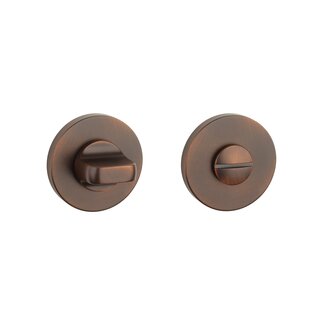 Aprile APRILE Premium-WC-Set rund Ø 52x7mm - Dunkelbronze