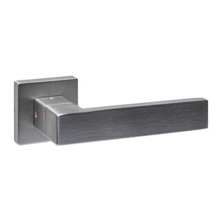 Intersteel Intersteel Door Handle Prolock Cunera Stainless Steel with Blocking Mechanism – Square Rosette