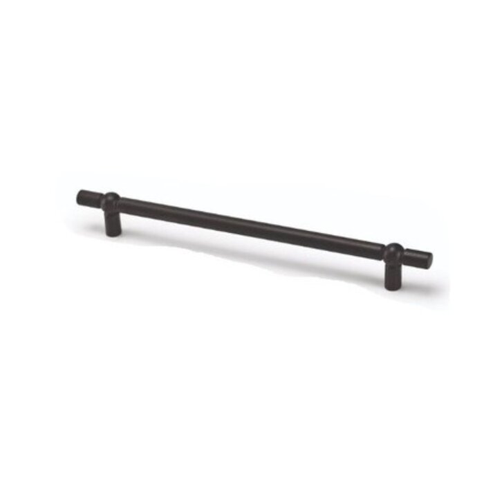 I.B.E. T-shaped furniture handle GROOVE - matt black