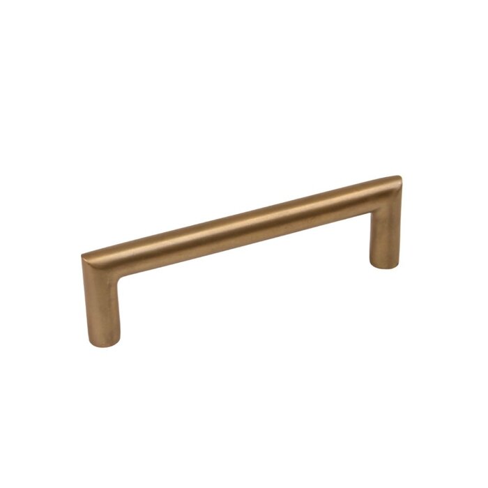 I.B.E. Matt brass furniture handle 90° in stainless steel - Ø 10 MM – sleek modern design
