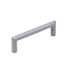 I.B.E. Furniture handle 90° stainless steel/white - Ø 10 mm - 96 mm