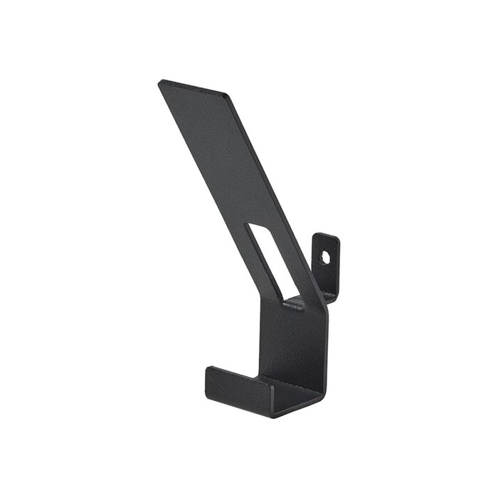Dulimex Set of 2 black coat hooks for acoustic panels